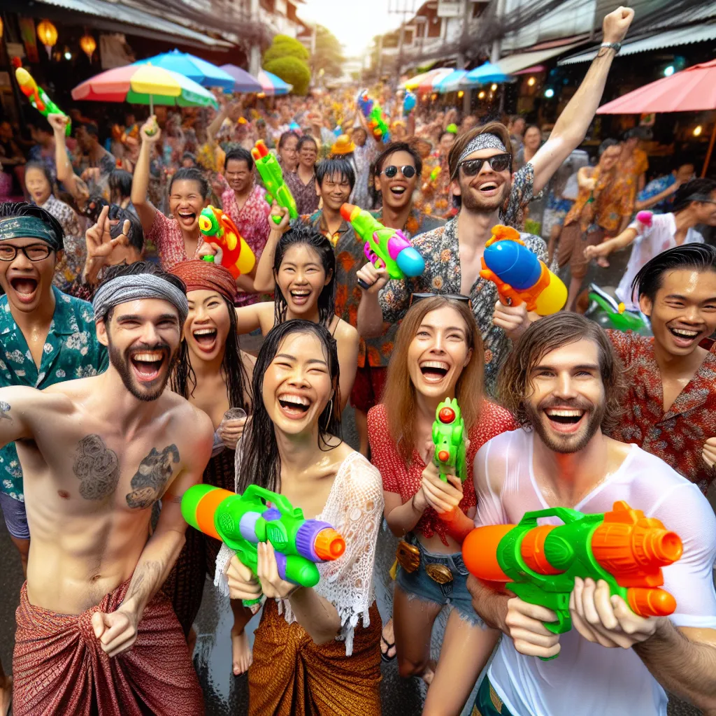 Songkran Splendor: Thailands Water Festival Unleashed