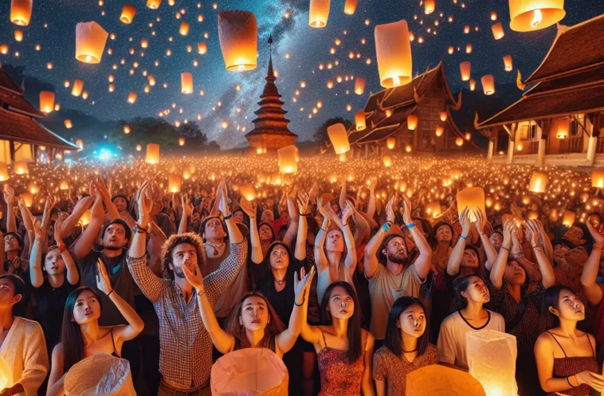 The Luminous Nights of Yi Peng Lantern Festival in Chiang Mai