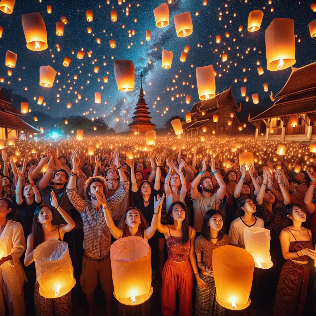 The Luminous Nights of Yi Peng Lantern Festival in Chiang Mai